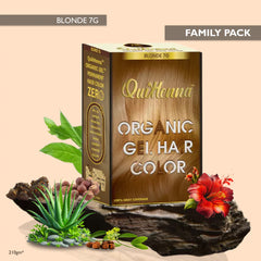 QuikHenna Organic Gel Hair Color 210 Gm - 7G Blonde