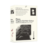 QH+ QuikHenna FLORA Organic Gel Double Use Hair Color- 70gm- 2N Soft Black