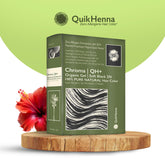 QH+ QuikHenna CHROMA Organic Gel 100% Pure Natural Zero Allergens Hair Color- 140gm- 2N Soft Black