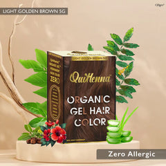 QuikHenna Organic Gel Hair Color 120 Gm - 5G Light Golden Brown