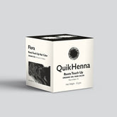 QH+ QuikHenna FLORA Organic Gel Roots Touch Up Hair Color- 32gm- 1N Natural Black