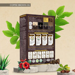 QuikHenna Organic Gel Hair Color 210 Gm - 3G Coffee Brown