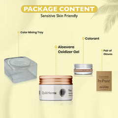 QH+ QuikHenna FLORA Organic Gel Roots Touch Up Hair Color- 32gm- 4G Golden Brown