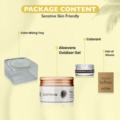 QH+ QuikHenna FLORA Organic Gel Roots Touch Up Hair Color- 32gm- 1N Natural Black