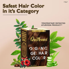 QuikHenna Organic Gel Hair Color 210 Gm - 4N Medium Brown