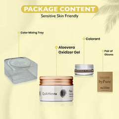 QH+ QuikHenna FLORA Organic Gel Roots Touch Up Hair Color- 32gm- 3N Dark Brown