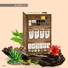 QuikHenna Organic Gel Hair Color 120 Gm - 7G Blonde