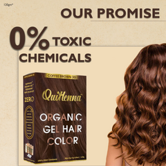 QuikHenna Organic Gel Hair Color 120 Gm - 3G Coffee Brown