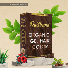 QuikHenna Organic Gel Hair Color 120 Gm - 3G Coffee Brown