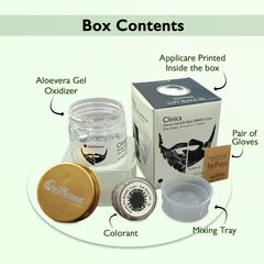 QH+ QuikHenna CLINICA Organic Gel Derma Soft Black Beard Color- 72gm- 2N