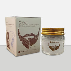 QH+ QuikHenna CLINICA Organic Gel Derma Dark Brown Beard Color- 72gm- 3N