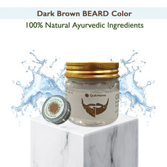 QH+ QuikHenna CLINICA Organic Gel Derma Dark Brown Beard Color- 72gm- 3N