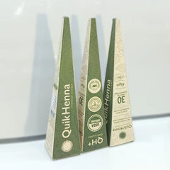 QH+ QuikHenna Med Potent Tattoo Design Cone | Natural Mehndi Cones
