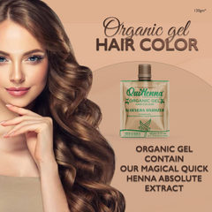 QuikHenna Organic Gel Hair Color 120 Gm - 6G Golden Blonde