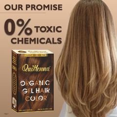 QuikHenna Organic Gel Hair Color 120 Gm - 5N Light Brown