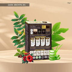 QuikHenna Organic Gel Hair Color 120 Gm - 3N Dark Brown