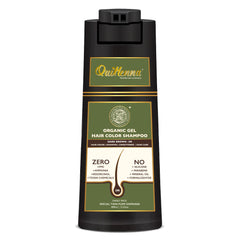 QH+ QuikHenna EVARA Organic Gel Hair Colour Shampoo- 400ml- 3N Dark Brown