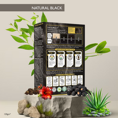 QuikHenna Organic Gel Hair Color 120 Gm - 1N Natural Black