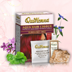 QuikHenna AQUA Powder Hair Color- 110gm- 9RG Burgundy