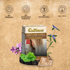 QuikHenna AQUA Powder Hair Color- 110gm- 6G Golden Blonde