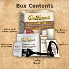 QuikHenna AQUA Powder Hair Color- 110gm- 7G Blonde