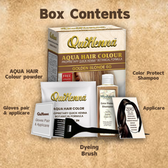 QuikHenna AQUA Powder Hair Color- 110gm- 6G Golden Blonde