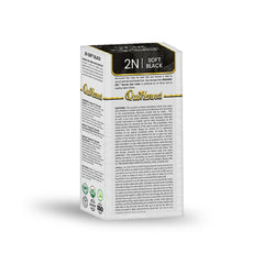 QH+ QuikHenna CLINICA Organic Gel Innovative Derma Hair Color 165gm- 2N Soft Black (Pack of 2)
