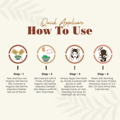 QH+ QuikHenna CLINICA Organic Gel Innovative Derma Hair Color 165gm- 3N Dark Brown