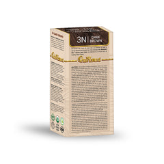 QH+ QuikHenna CLINICA Organic Gel Innovative Derma Hair Color 165gm- 3N Dark Brown (Pack of 2)