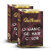 Quikhenna Organic Gel Hair Color 120 Gm - 9RG Burgundy (Pack of 2)
