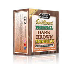 QuikHenna Herbal Mehndi- 65 Gm Dark Brown (Pack of 8)
