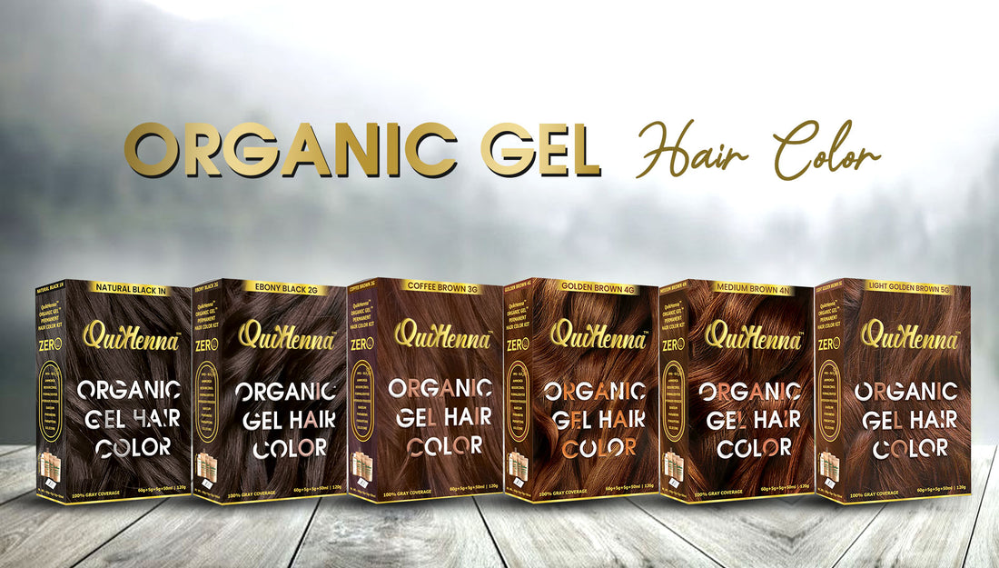 QuikHenna Organic Gel Hair Colour | Natural Hair Colour