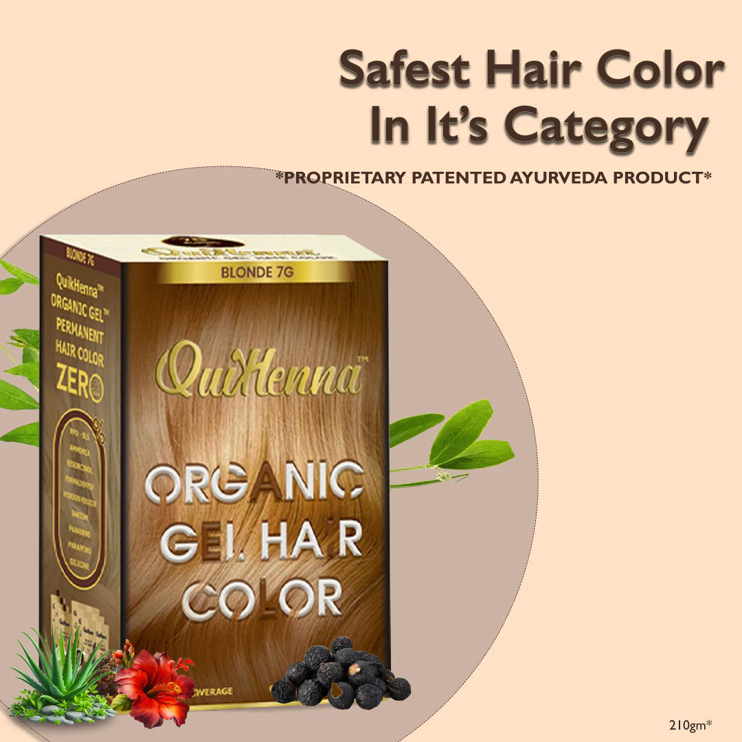 Organic QuikHenna Gel - Blonde Brilliance 210g