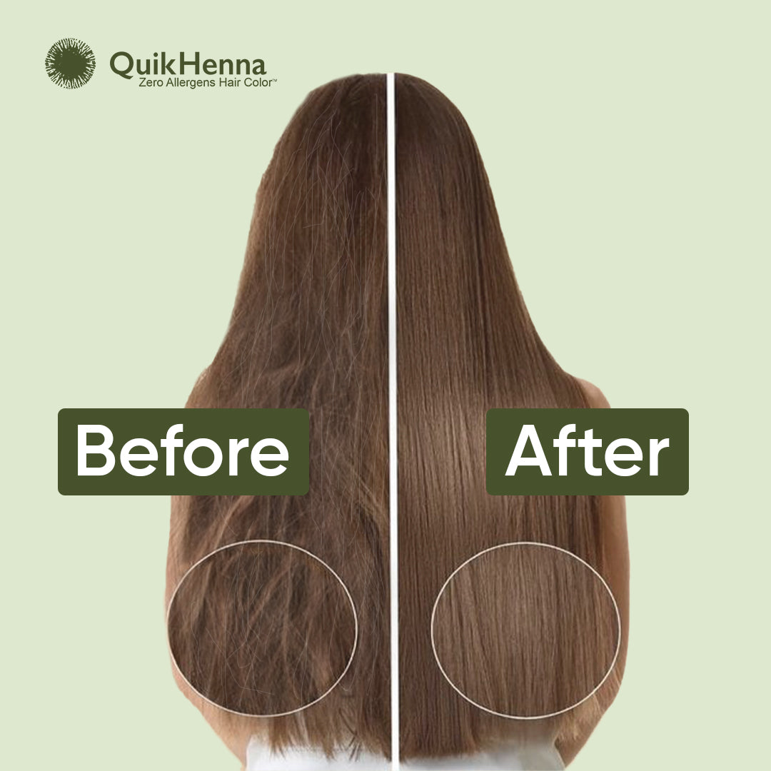 QH+ QuikHenna CHROMA Organic Gel 100% Pure Natural Zero Allergens Hair Color- 140gm- 4N Medium Brown