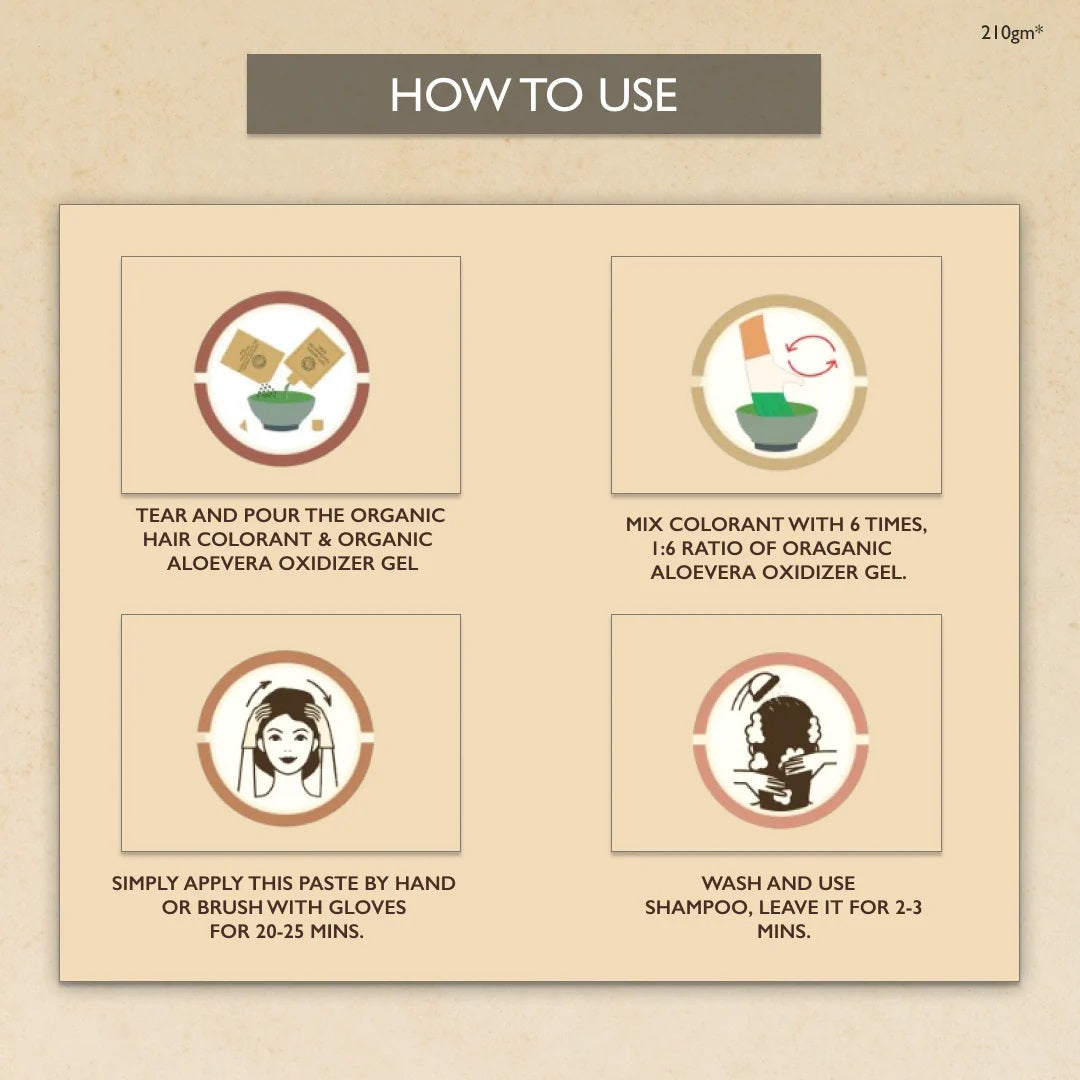 Café Brun: Lustrous Organic Gel Hair Color