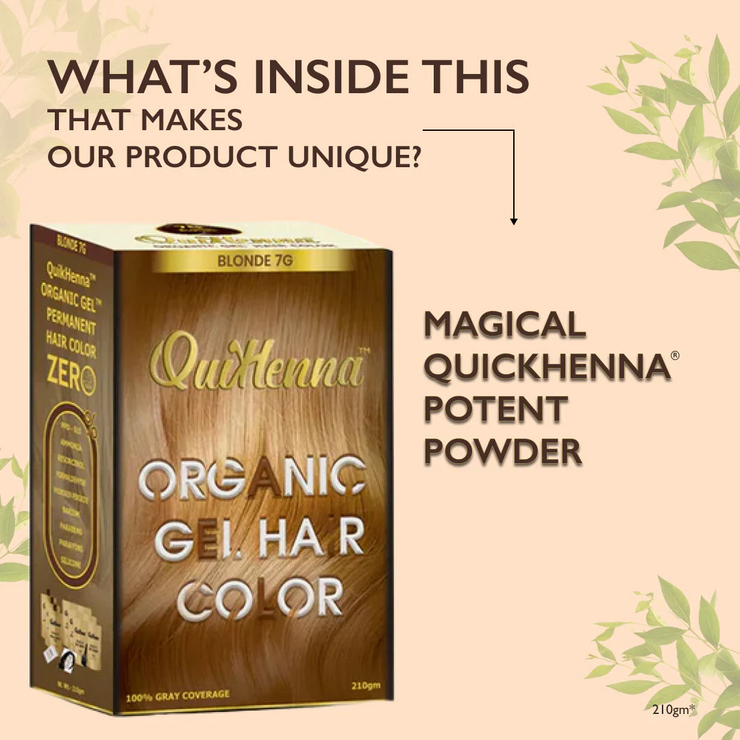 Organic QuikHenna Gel - Blonde Brilliance 210g