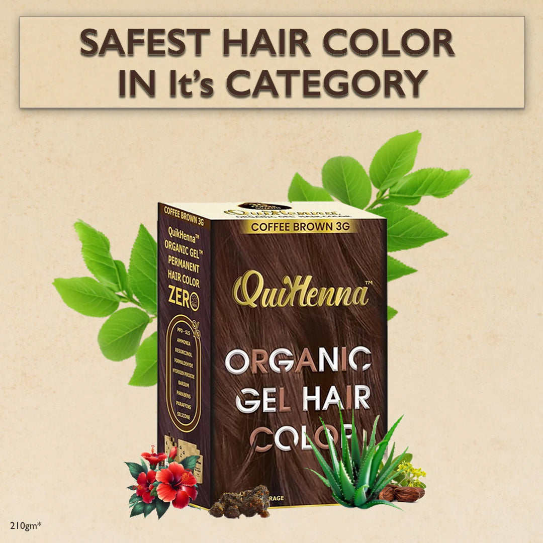 Café Brun: Lustrous Organic Gel Hair Color