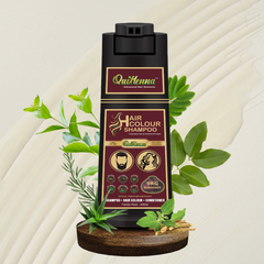 QuikHenna Hair Colour Shampoo Burgundy For Men and Women, 400ml