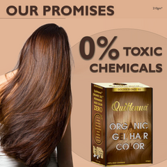 QuikHenna Zero Allergic 6G Golden Blonde Damage Free Organic Gel Hair Color 210g