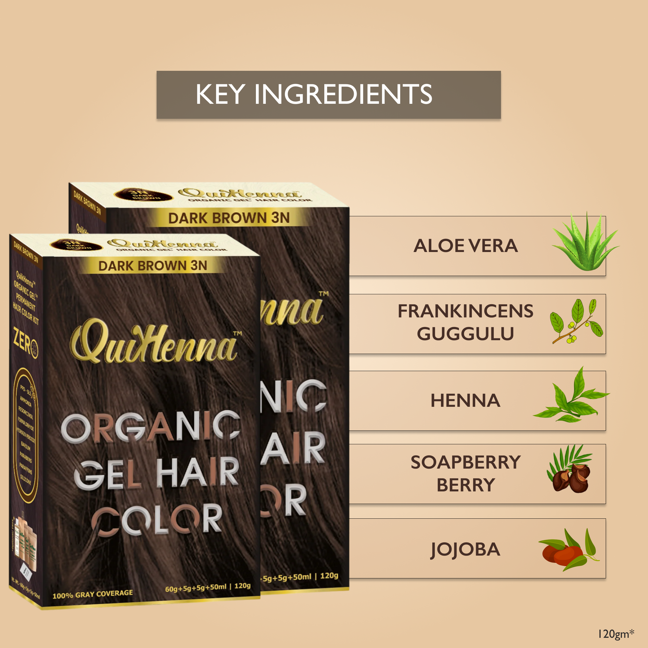 NatureColorViva Dark Brown Organic Gel Tint