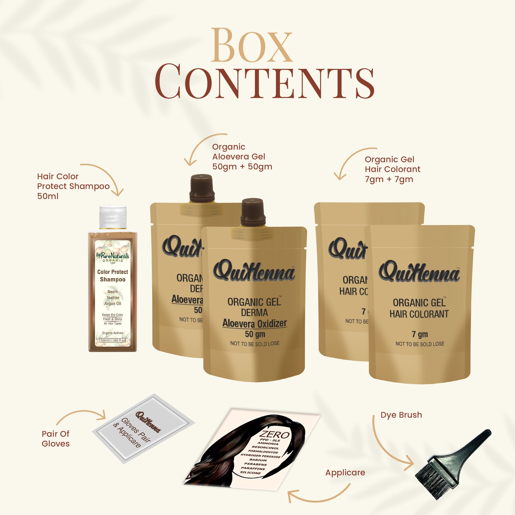 QH+ QuikHenna 2N Soft Black Organic Gel Derma Hair Color 165g