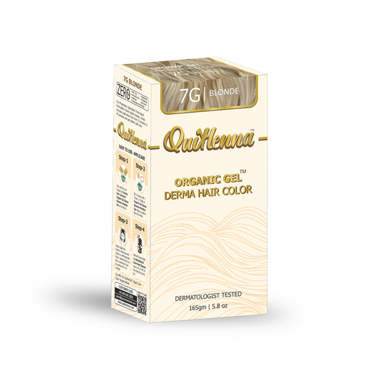 QuikHenna Organic Gel Derma Hair Color - 7G Blonde 165gm