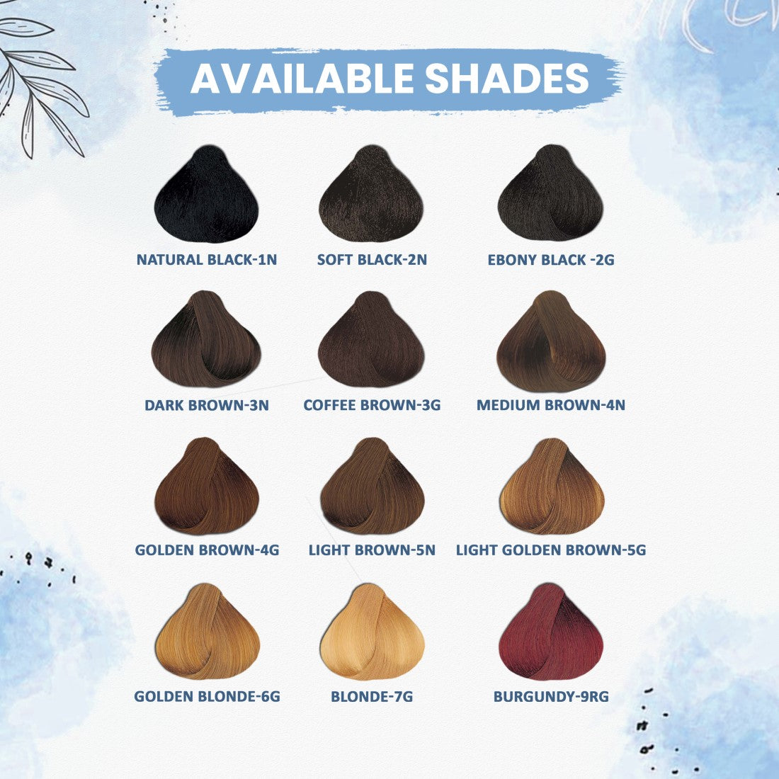 QuikHenna Organic Aqua Powder Hair colour- 3G Coffee Brown 110gm
