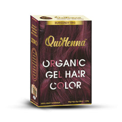 QuikHenna Zero Allergic 9RG Burgundy Damage Free Organic Gel Hair Color 120g